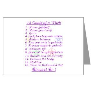 13 Goals of a Witch Greeting Cards (Pk of 10)
