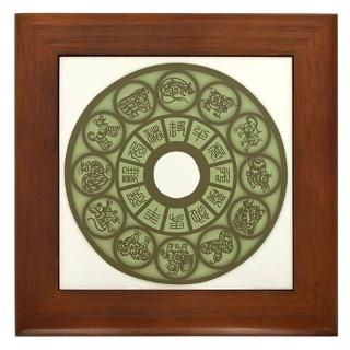 2009 Gifts  2009 Home Decor  Chinese Zodiac Coin Framed Tile