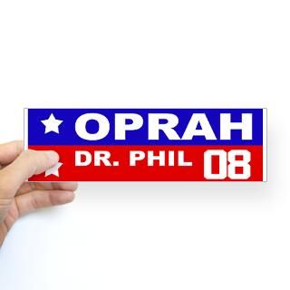 OPRAH / DR. PHIL 2008 Bumper Bumper Sticker for $4.25