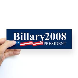 BILLARY 2008 Bumper Sticker