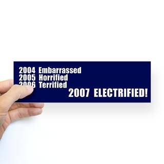 2007 ELECTRIFIED Bumper Sticker