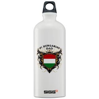 Number One Hungarian Dad Sigg Water Bottle for $32.00