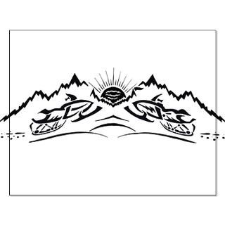 size 20 0 x 9 5 view larger tribal snowmobile small poster love the
