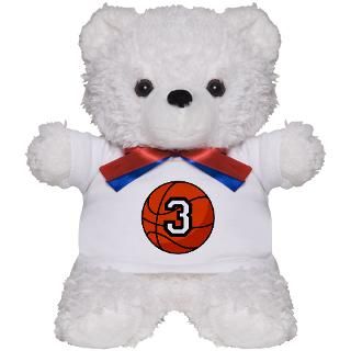 Basketball Player Number 3 Teddy Bear for $18.00