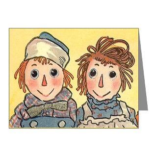  Children Note Cards  Raggedy Ann & Andy Note Cards (Pk of 10