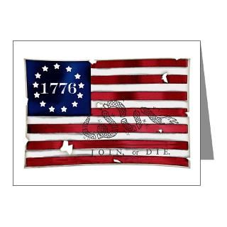 Gifts  1776 Note Cards  1776 American Flag Note Cards (Pk of 10