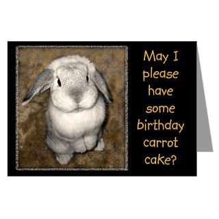 Greeting Cards > Begging Bunny Birthday Greeting Cards (Pk of 10