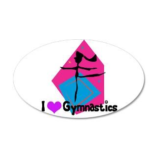Gymnastics Peace Sign 22x14 Wall Peel by coolmoves