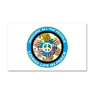 Anti War Gifts  Anti War Wall Decals  Hands of Peace 22x14 Wall