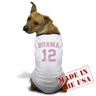 2012Meterproobama Pet Apparel > Obama 12 Vintage [pink] Dog T Shirt