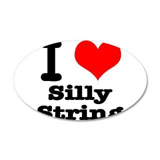 Custom Gifts  Custom Wall Decals  I Heart (Love) Silly String