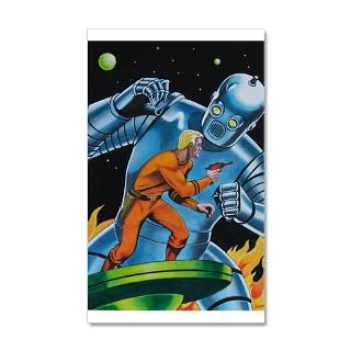 Astronaut Gifts  Astronaut Wall Decals  GIANT ROBOT 22x14 Wall