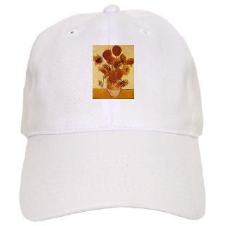 Art Gifts  Art Hats & Caps  15 Sunflowers Baseball Cap
