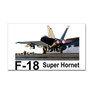 Stickers  F 18 Super Hornet Rectangle Sticker