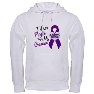 Sweatshirts & Hoodies > I Wear Purple For My Grandma 18 (AD) Hoodie