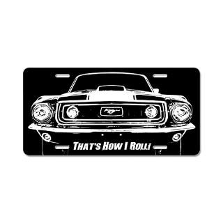 How I Roll   Mustang Boss Aluminum License Plate for $19.50