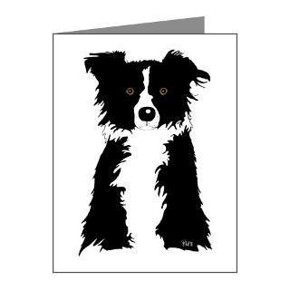 Gifts  Black Note Cards  Border Collie Note Cards (Pk of 20