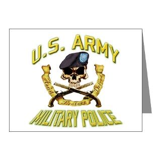 Army Gifts  Army Note Cards  MP Skull Note Cards (Pk of 20)