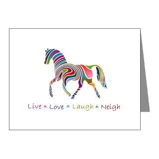 Gifts  Animal Note Cards  Rainbow pony Note Cards (Pk of 20