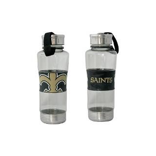 New Orleans Saints Water Bottle 24oz Polycarb Water Bottle