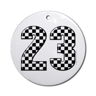 Auto Racing 23 Ornament (Round) for $12.50