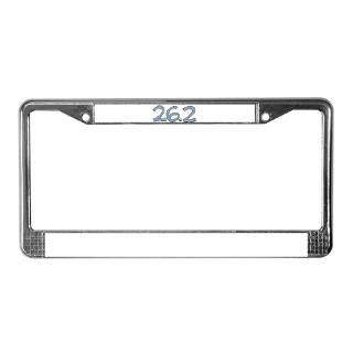 10K Gifts  10K Car Accessories  Blue 26.2 License Plate Frame