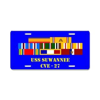 USS Suwannee CVE 27 Aluminum License Plate for $19.50