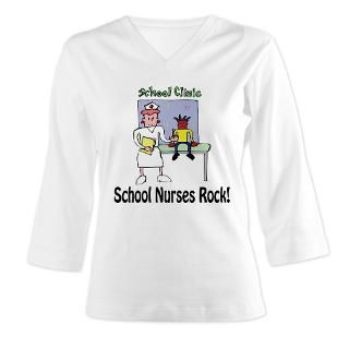 School Nurse Womens Long Sleeve Shirt (3/4 Sleeve) by jobtees2