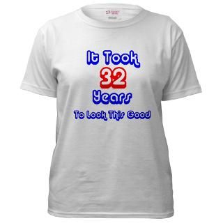 32nd Birthday Gifts, T Shirts : Birthday Gift Ideas