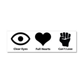 Cant Lose Gifts  Cant Lose Wall Decals  Clear Eyes Full Hearts