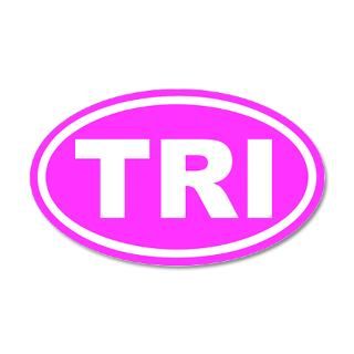 140.6 Gifts  140.6 Wall Decals  TRI Triathalon Pink Euro 35x21