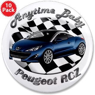 Anytime Gifts  Anytime Buttons  Peugeot RCZ 3.5 Inch Button (10