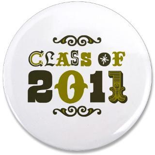 Graduating Class Of 2011 Button  Graduating Class Of 2011 Buttons