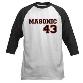 MUNI themed   43 Masonic Baseball T shir