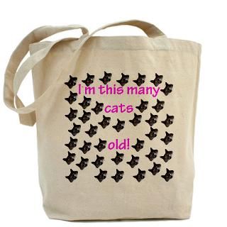 40 Cats Old Tote Bag for $18.00