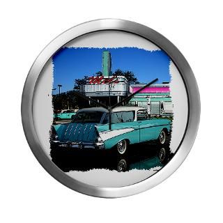 1957 Chevrolet Nomad Modern Wall Clock for $42.50