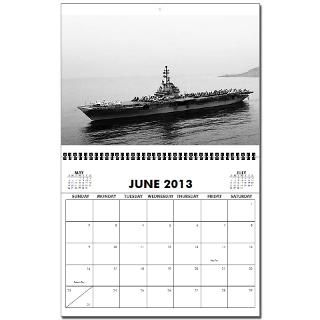 USS Coral Sea CV 43 2013 Wall Calendar by quatrosales