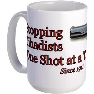 Stopping Jihadists Since 1911 Colt .45 Large Mug