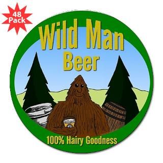 Wild Man Beer 3 Lapel Sticker (48 pk) for $30.00
