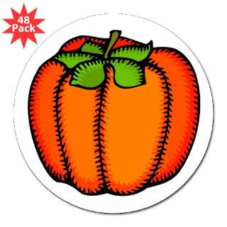 Stickers  Pumpkin 3 Lapel Sticker (48 pk