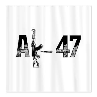 AK 47 DESIGN Shower Curtain