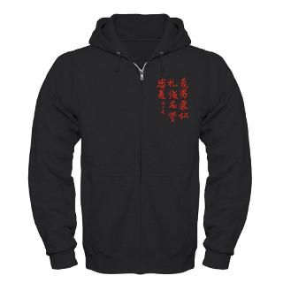 bushido code zip hoodie dark $ 51 99