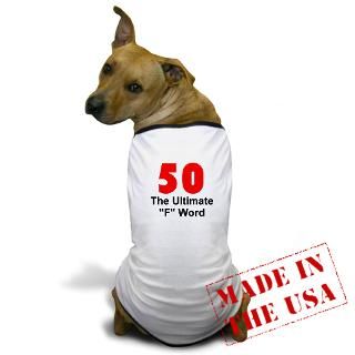 50 Year Old Gifts  50 Year Old Pet Apparel  50th Birthday Dog T