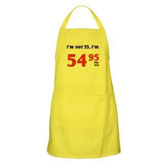 55 Year Old Birthday Party Aprons  Custom 55 Year Old Birthday Party