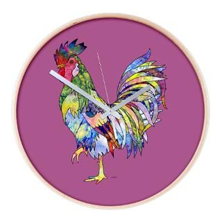 Wild Rooster Wall Clock for $54.50