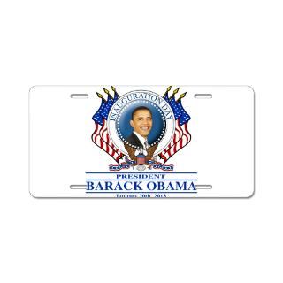 Inauguration License Plate Covers  Inauguration Front License Plate