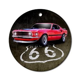 Route 66 Mustang  Classic Car Tees