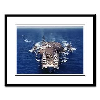 CV 63 USS Kitty Hawk Large Framed Print > Aircraft Carrier Prints