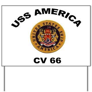 USS America CV 66 Yard Sign for $20.00