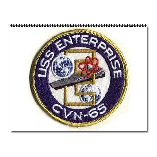 Gifts  Aircraft Home Office  USS Enterprise CVN 65 Wall Calendar